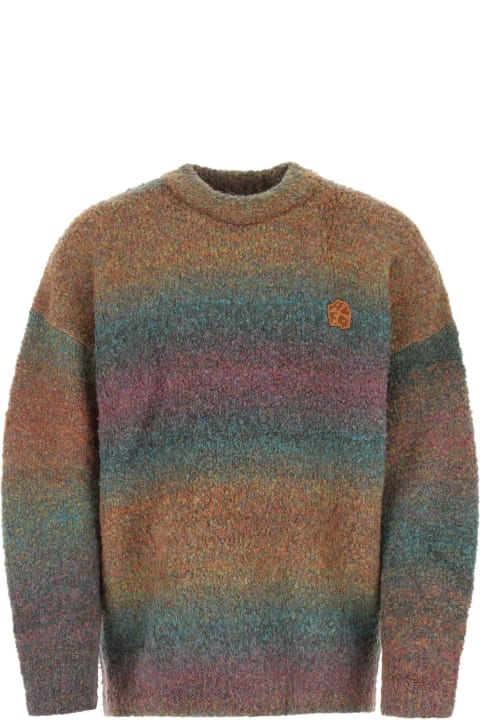 Ader Error Sweaters for Men Ader Error Multicolor Polyester Blend Oversize Sweater
