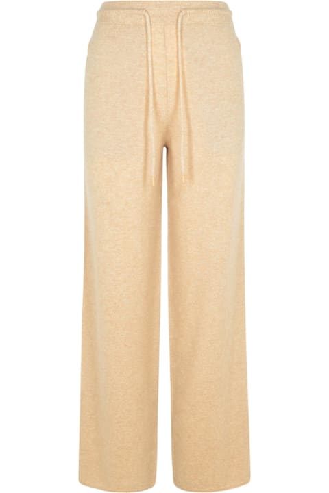 Max Mara for Women Max Mara 'rino' Beige Cashmere Blend Pants