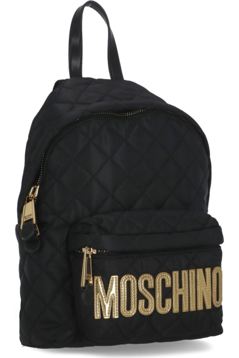 ウィメンズ Moschinoのバックパック Moschino Lettering Logo Backpack