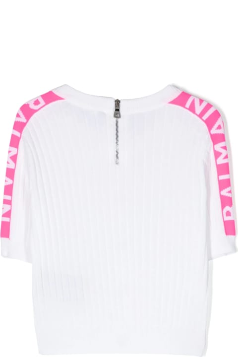Balmain Sweaters & Sweatshirts for Women Balmain Balmain Sweaters White