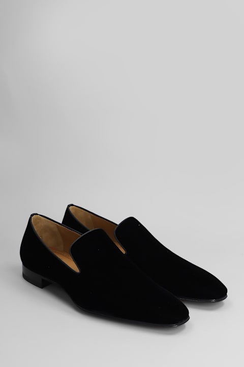 Loafers & Boat Shoes Sale for Men Christian Louboutin Dandelion Loafers In Black Velvet