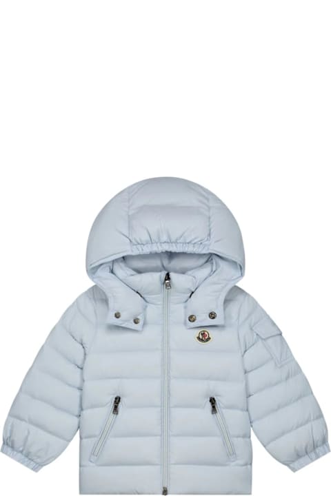 Moncler لـ رُضع أولاد Moncler Moncler Kids Coats Clear Blue