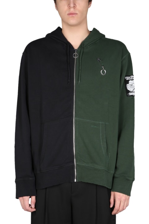 Fred Perry by Raf Simons Clothing for Men Fred Perry by Raf Simons Zip Sweatshirt.