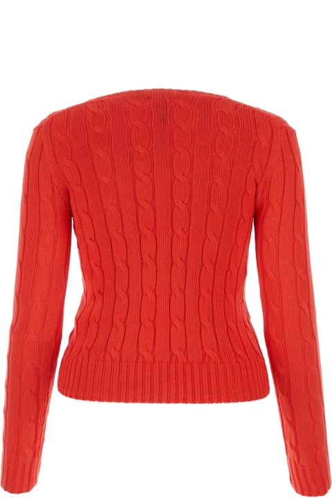 Fashion for Women Polo Ralph Lauren Red Cotton Sweater Polo Ralph Lauren