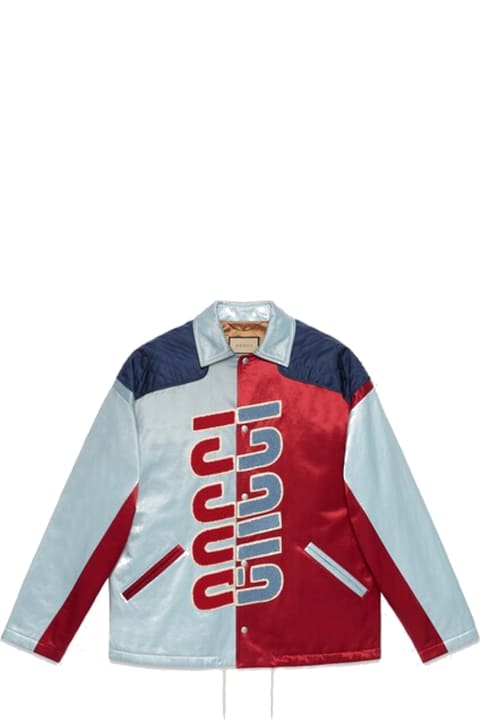 Gucci Coats & Jackets for Men Gucci Logo-patch Shirt Jacket