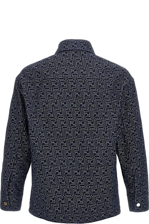 Coats & Jackets for Men Fendi Overshirt Denim Ff