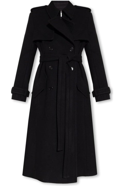 Coats & Jackets for Women Chloé Wool Blend Double-breasted Coat