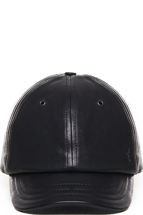 Saint Laurent Leather Cap | italist Saint Laurent Leather Cap | italist