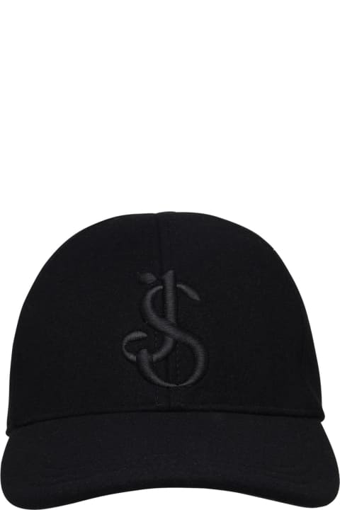 Jil Sander Hats for Women Jil Sander Black Cashmere Hat