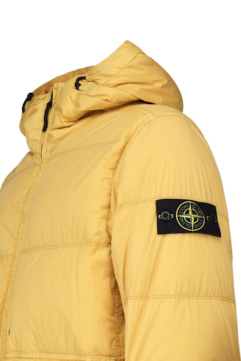 Stone Island الملابس لـ القسم الرجالي Stone Island Crinkle Reps Windproof Down Jacket R-ny