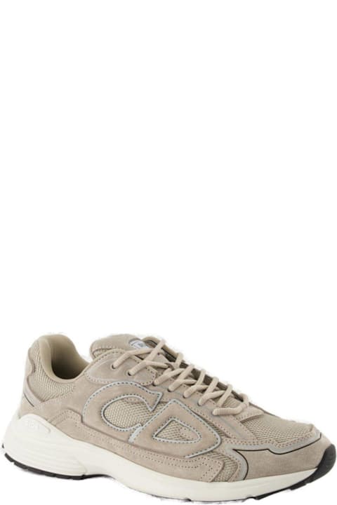 Dior Shoes for Men Dior B30 Logo Patch Lace-up Sneakers