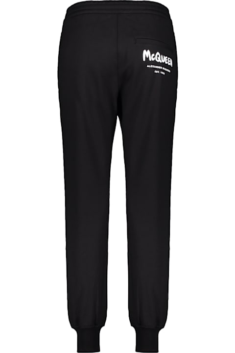 Homeware Alexander McQueen Black Jogger Pants Modern And Sporty Comfort
