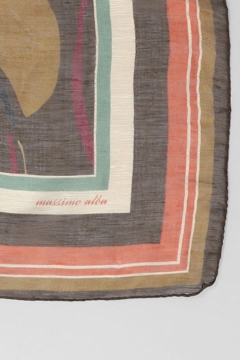 Scarves for Men Massimo Alba Stole Foulard In Multicolor Cotton