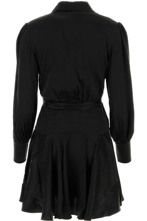 ウィメンズ新着アイテム Zimmermann Black Silk Dress