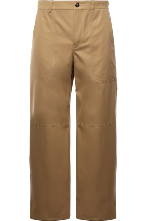 Loewe for Men Loewe Cotton And Silk Cargo Pants