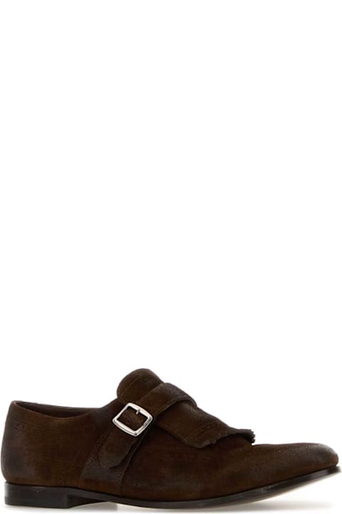 Church's Brown Suede Shanghai Lace-up Shoes