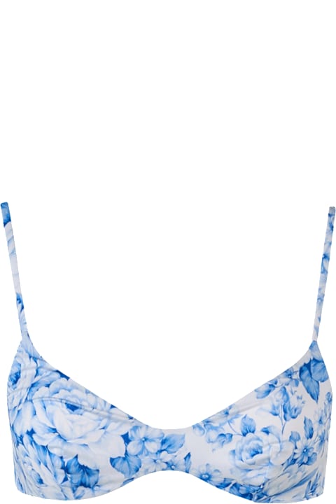 Homeware MC2 Saint Barth Woman Flower Scoop Bralette Beach Top May