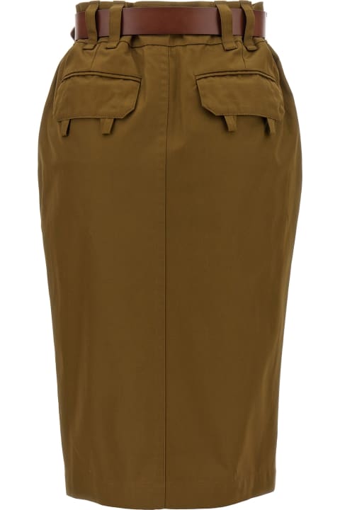 Fashion for Women Saint Laurent 'saharienne' Skirt