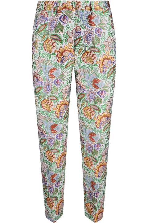 Pants & Shorts for Women Etro Printed Fitted Trousers