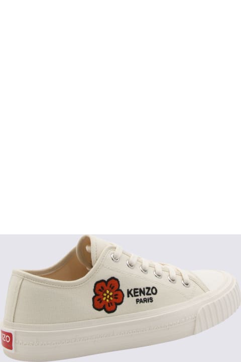 Kenzo for Women Kenzo Cream Cotton Sneakers
