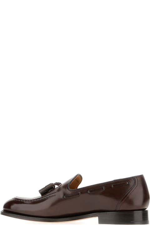 Church's Loafers & Boat Shoes for Men Church's Dark Brown Leather Loafers