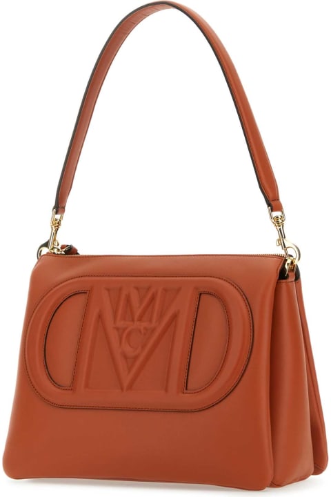 MCM for Women MCM Brick Leather Mode Travia Medium Shoulder Bag