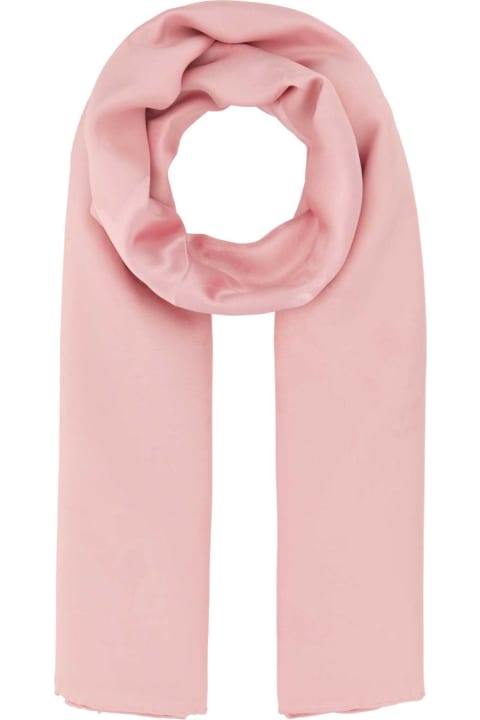 Alexander McQueen Scarves & Wraps for Women Alexander McQueen Pink Silk Foulard