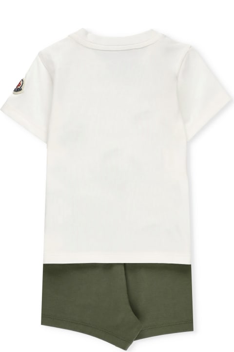 Sale for Baby Boys Moncler Cotton Two-piece Set