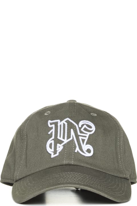 Hats for Men Palm Angels Monogram Baseball Cap
