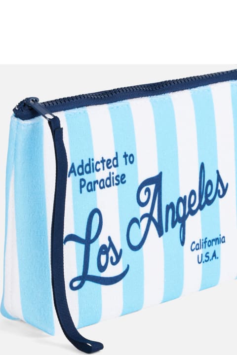 Clutches for Women MC2 Saint Barth Aline Terry Pochette With Los Angeles Print