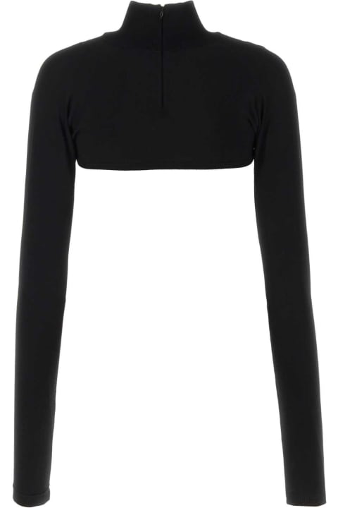Clothing for Women Dolce & Gabbana Black Viscose Blend Shrug