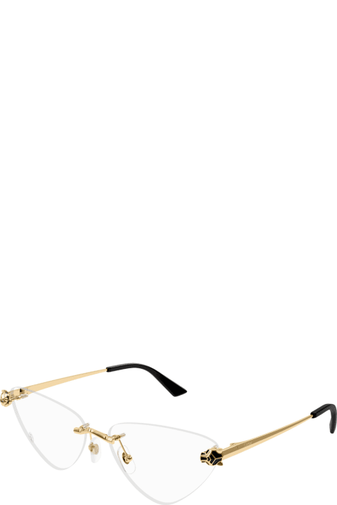 Cartier Eyewear Eyewear for Women Cartier Eyewear Ct0448o Panthere De Cartier 001 Gold Glasses
