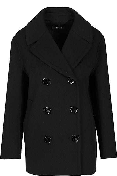 أدوات منزلية 'S Max Mara Wool Drap Pea Coat