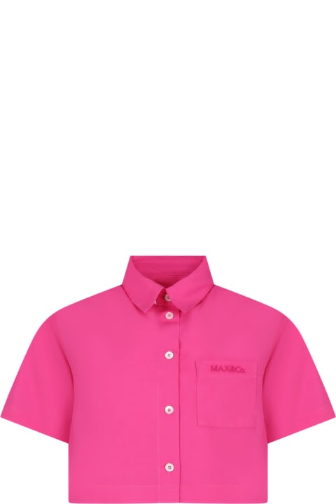 Max&Co. Shirts for Girls Max&Co. Fuchsia Shirt For Girl With Logo