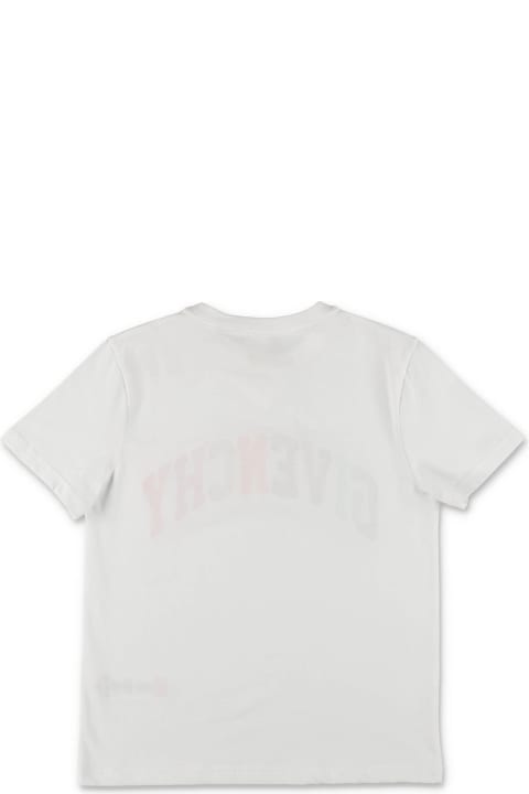 Givenchy for Kids Givenchy Givenchy T-shirt Bianca In Jersey Di Cotone Bambino