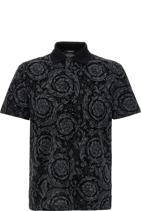 Homeware Versace Baroque Polo Shirt