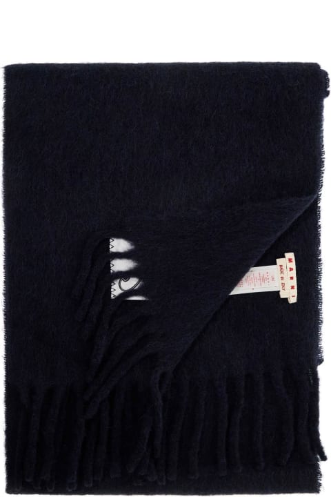 Homeware Marni Midnight Blue Alpaca Blend Scarf