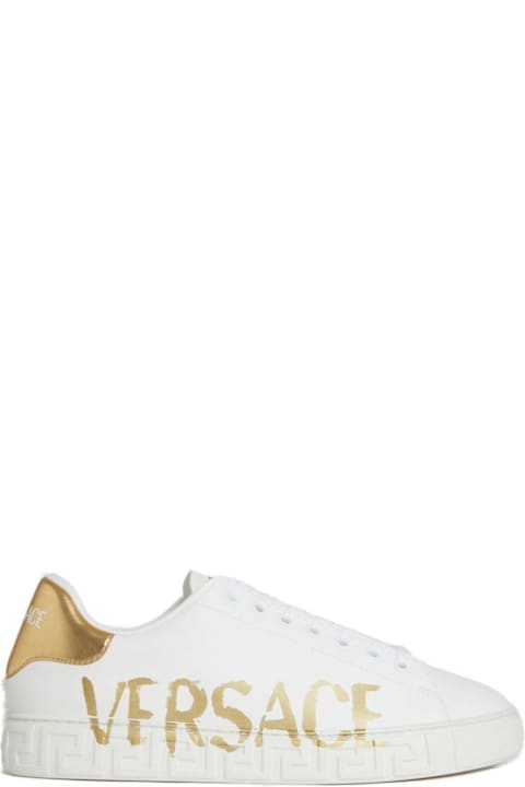 Versace Sneakers for Men Versace Logo-printed Lace-up Sneakers