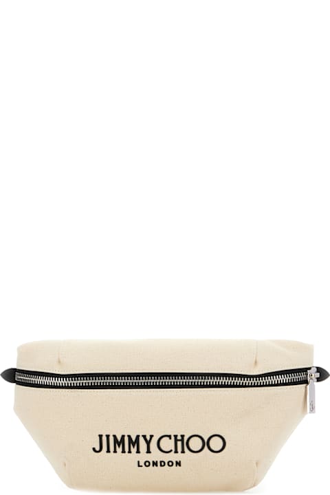Jimmy Choo Bags for Men Jimmy Choo Ivory Canvas Beltbag