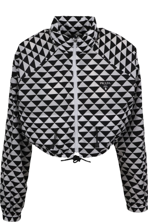 Prada Clothing for Women Prada Prada Logo-print Bomber Jacket