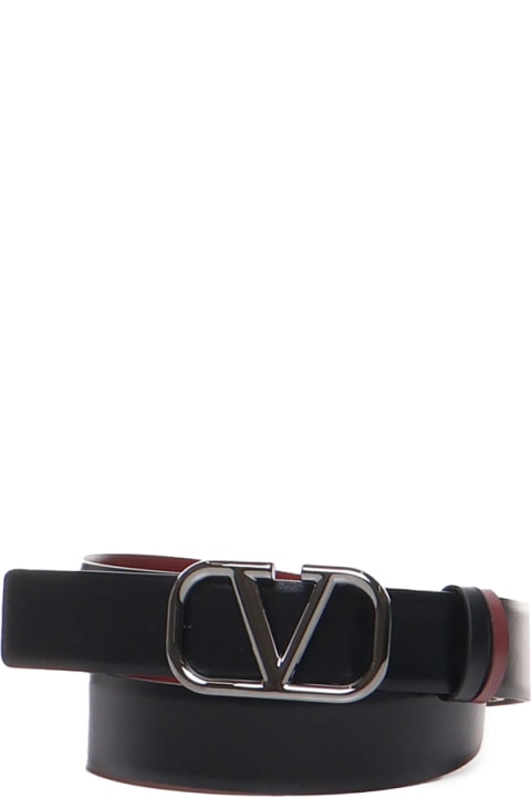 Belts for Men Valentino Garavani Vlogo Signature Reversible Belt