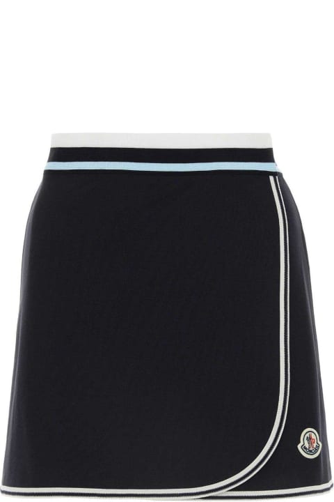 A-line Logo Patch Tennis Skirt