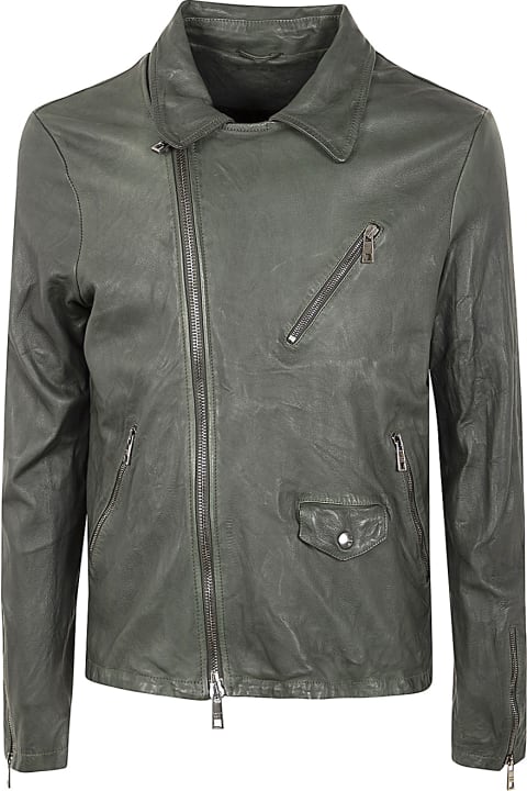 Giorgio Brato Coats & Jackets for Men Giorgio Brato Eco Sheepskin Biker Jacket