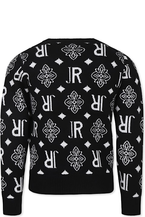 Homeware Richmond Black Sweater For Boy With Logo