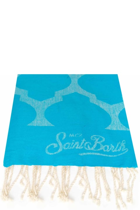 MC2 Saint Barth Swimwear for Women MC2 Saint Barth Damask Pattern Jacquard Beach Towel