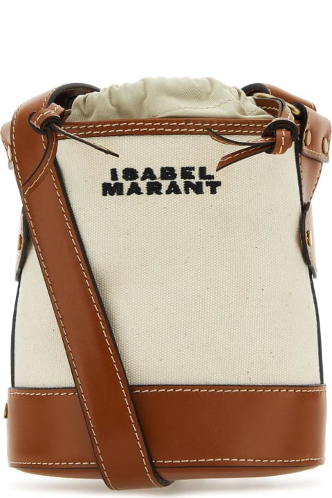 Isabel Marant for Women Isabel Marant Sand Canvas Small Samara Shoulder Bag