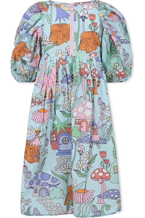 Homeware Stella McCartney Kids Light Blue Dress For Girl With Fairy