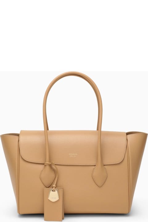 ウィメンズ新着アイテム Ferragamo Camel-coloured Leather Tote Bag L