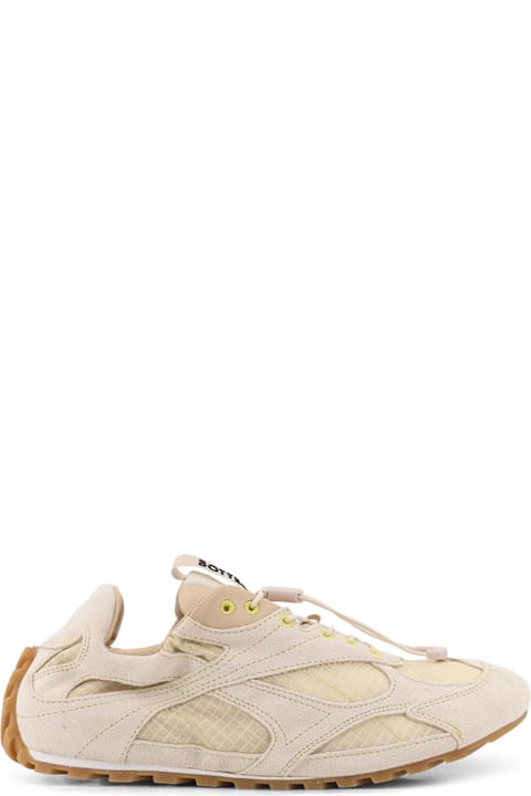 Bottega Veneta Orbit Flash Suede And Nylon Sneakers
