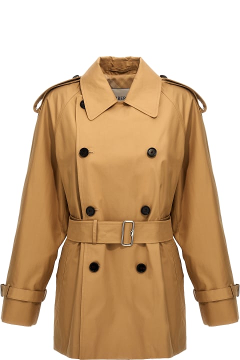 Burberry for Women Burberry Double-breasted Short Trench Coat